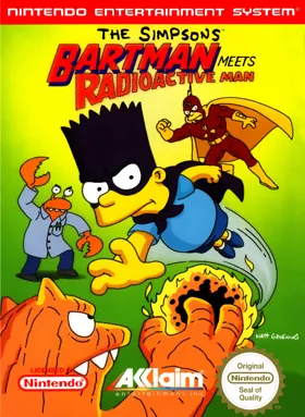 Simpsons, The - Bartman Meets Radioactive Man (Europe) box cover front